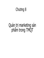 Quản trị marketing sản phẩm trong THương mại quốc tế