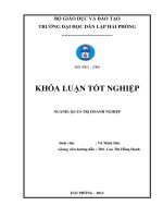 Phân tích tài chính và một số biện pháp cải thiện tình hình tài chính tại công ty cổ phần đầu tư và thương mại thái bình dương 
