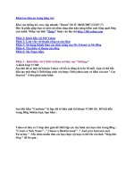 Tài liệu Khởi Tạo Blog part 1 doc