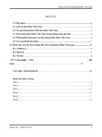 Phân tích thị trường bảo hiểm việt nam 