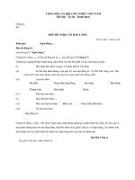 ĐƠN đề NGHỊ cấp bảo LÃNH 