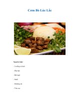 Tài liệu Cơm Bò Lúc Lắc pptx