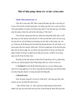 Tài liệu Một số biện pháp chăm sóc và bảo vệ lúa mùa ppt