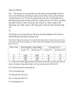 Tài liệu Câu hỏi ôn tập môn Nguyên lí thống kê pdf