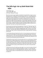 Tài liệu Tìm hiểu logic của sự hình thành khái niệm pptx