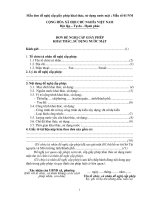 Tài liệu Mẫu đơn đề nghị cấp giấy phép khai thác, sử dụng nước mặt pdf