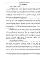 Hoàn thiện công tác kế toán vốn bằng tiền tại công ty cổ phần hưng đạo container 