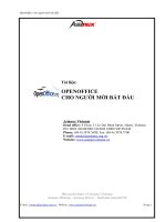 Tài liệu OPENOFFICE CHO NGƯỜI MỚI BẮT ĐẦU pptx
