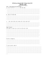 Bài giảng de thi hoc sinh gioi khỏi tháng 1 mon toan 2011
