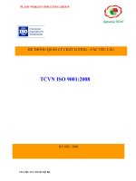 Tài liệu Hệ thống quản lý chất lượng ISO 9001:2008 pdf