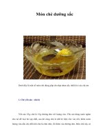 Tài liệu Món chè dưỡng sắc doc