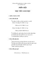 Tài liệu Mục tiêu giáo dục trẻ mầm non ppt