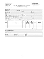 Tài liệu Mẫu đơn nộp tiền vào ngân sách nhà nước pptx