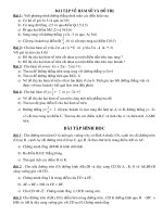 Bài giảng Đề cương ôn thi học kỳ I môn Toán lớp 9