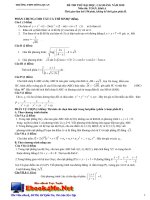 Tài liệu ĐỀ THI THỬ ĐẠI HỌC, CAO ĐẲNG NĂM 2010 Môn thi: TOÁN, Khối A docx