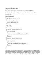 Tài liệu Comparing Fields and Methods pptx