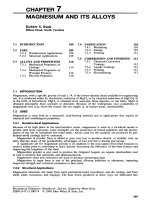 Tài liệu Magnesium and ITS Alloys docx
