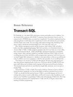 Tài liệu TRANSACT-SQL doc