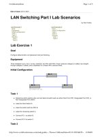 Tài liệu LAN Switching Part I Lab Scenarios pptx