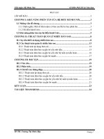 BÀI TIỂU LUẬN hệ PHÂN tán 