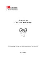 TÀI LIỆU QUẢN TRỊ HỆ THỐNG LINUX 2 