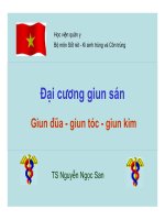 Tài liệu Đại cương giun sán ( Giun đũa - Giun tóc - Giun kim ) docx
