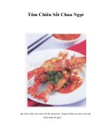 Tài liệu Tôm Chiên Sốt Chua Ngọt pptx