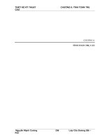 Tài liệu THIẾT KẾ PHƯƠNG ÁN KỸ THUẬT - Chương 6 pdf