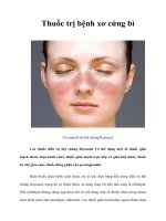 Tài liệu Thuốc trị bệnh xơ cứng bì docx