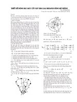 Tài liệu Thiết kế động học máy cắt gọt kim loại Hexapod bằng mô phỏng docx