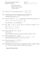 Tài liệu Đề luyện tập môn đại số tuyến tính 10 doc