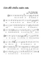 Tài liệu Bài hát lên đồi chiều xuân xưa - Nguyễn Văn Hiên (lời bài hát có nốt) ppt