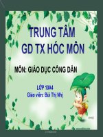 Gián án bài 8.tồn tại xã hội và ý thức xã hội