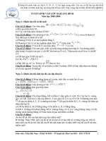 Gián án Tổng hợp đề thi các tỉnh năm 2005-2006