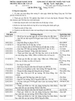 Bài soạn LỊCH CÔNG TÁC THÁNG 02-2011