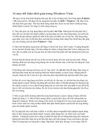 Tài liệu 16 mẹo tiết kiệm thời gian trong Windows Vista pdf