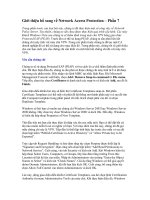 Tài liệu Giới thiệu bổ sung về Network Access Protection – Phần 7 doc