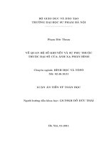 Về quan hệ số khuyết và sự phụ thuộc của ánh xạ phân hình 