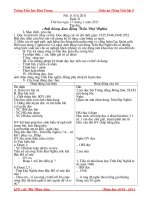 Tài liệu TIẾNG VIỆT TUẦN 21