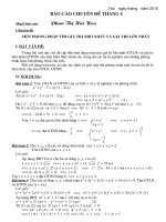 Tài liệu Một số PP timg GTLN - GTNN