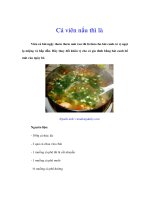 Tài liệu Cá viên nấu thì là pdf