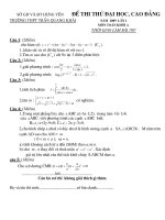 Tài liệu 4 đề thi thử đại học tham khảo doc