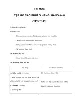 Tài liệu TIN HỌC - TẬP GÕ CÁC PHÍM Ở HÀNG HÀNG DƯỚI ppt