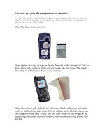Tài liệu Các bước đơn giản để cứu điện thoại rơi vào toilet pdf