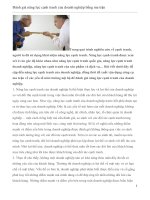 Đánh giá năng lực cạnh tranh của doanh nghiệp bằng ma trận