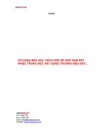 SỬ DỤNG MÀU SẮC THÍCH HỢP SẼ GIÚP BẠN RẤT NHIỀU TRONG VIỆC XÂY DỰNG THƯƠNG HIỆU ĐẤY…