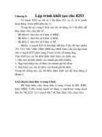 Tài liệu Thiết kế máy thu phát ký tự 8 bit, chương 8 pptx