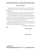 Nghiên cứu sự phân bố xianua trong củ sắn cao sản giống sắn KM 94 ở thanh chương   nghệ an 