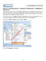 Tài liệu Part 37 - Exchange Server - Recipient Configuration - Delegates & Restriction doc