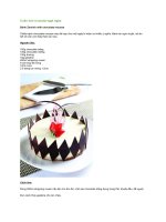 Cuốn hút vị socola ngọt ngào 